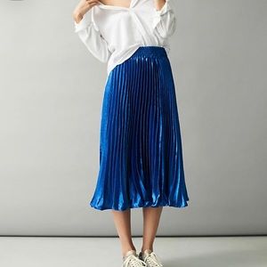 Anthropologie Gemma Pleated Skirt, Med